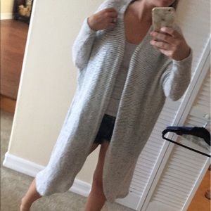 Light Gray Long Cardigan ▫️▫️▫️